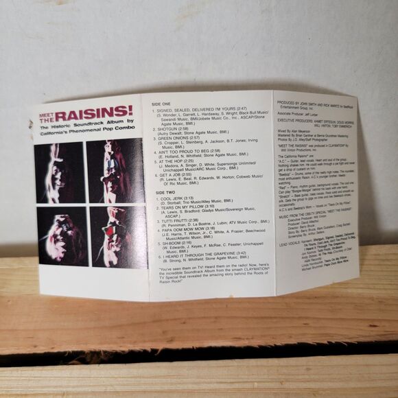 VINTAGE CASSETTE Meet The Raisins! The Historic Soundtrack Album 1988 - Picture 4 of 7